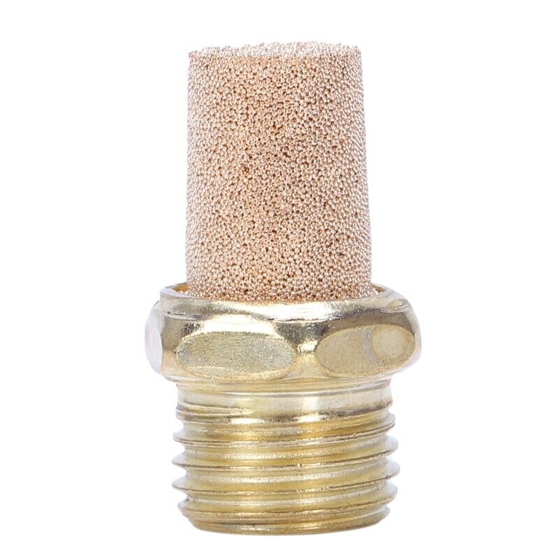 1.27 cm thread bronze sintered compressed air rear silencer silencer F8T1
