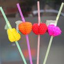 50 Paper Umbrella Plastic Drinking Straw Beach Party Fruit Straw Supply Nice ME