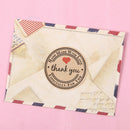 500 thank you stickers mini diy craft red heart round gift lable wedding favour-