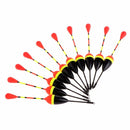 10pcs 1.2g Carp Fishing Floats Set Buoy Bobber Stick For Fish Tackle Vertical 8#