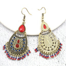 Bohemian Ethnic Ear Earrings Fashion Drop Earrings Rice Beads Accessories L M8P1
