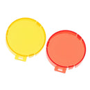 2x Waterproof Snap-on Diving Scuba Lens Filter Underwater Housing Case