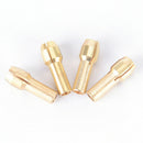 10Pcs Drill Chucks Collet Bits Brass 0.5-3.2mm 4.3mm Shank fr Rotary Tool PVES