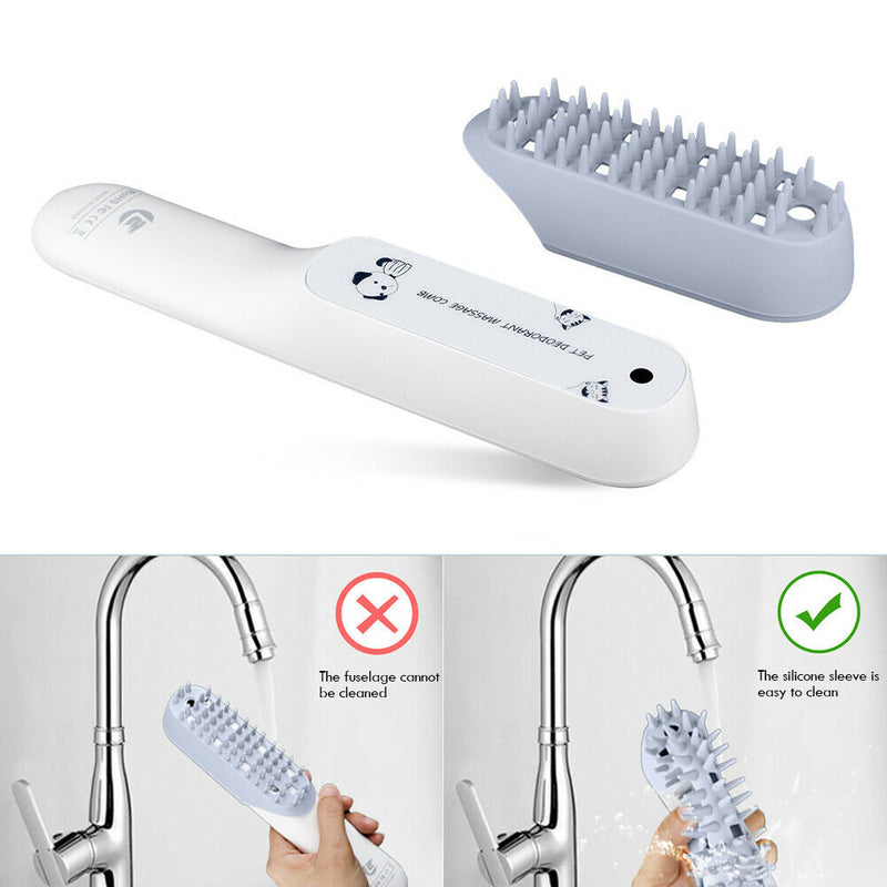 Pet Silicone Massage Comb Pet Supplies Deodorant Sterilization Fur Removal Brush