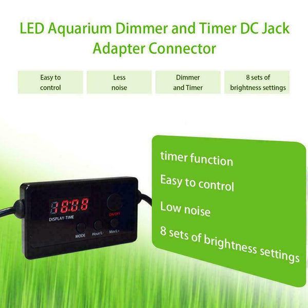 5.5mm Aquarium Light Controller LED Dimmer Modulator Tank For Fish Dimming T8V8