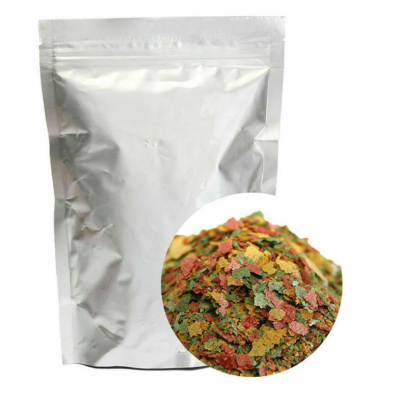 Tropical & Cichlid Fish Flakes Bulk Aquarium Pond Flake G01 O0W4 FRESH 100g R5E2