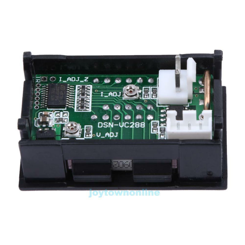 0.28" DC 100V 10A Voltmeter Ammeter Dual Color 3-digits Display Volt Amp Meter
