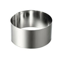 Cake Molds Stainless Steel Cake Rings Cake Mousse Mold with Pusher,3.15In D