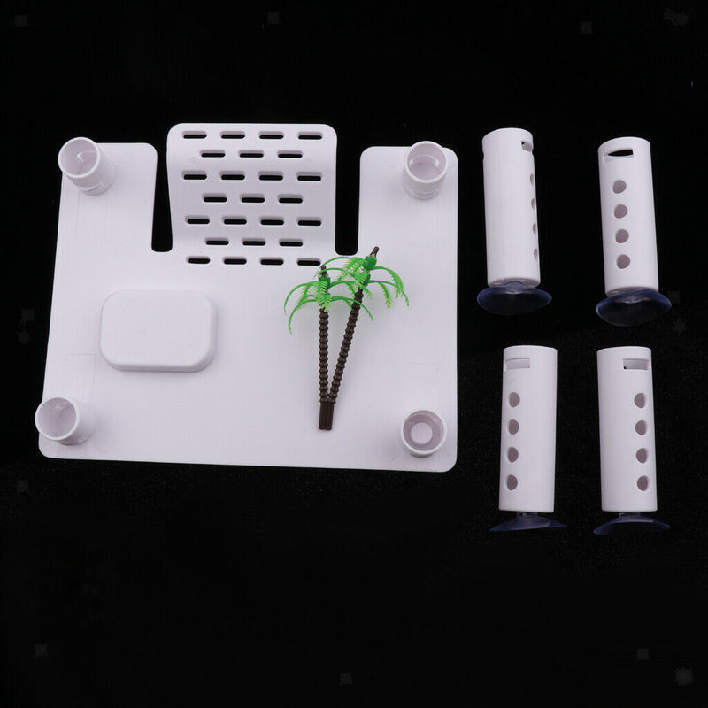 Turtle Basking Platform Aquatic Tank Habitat Dock for Reptiles & Amphibians