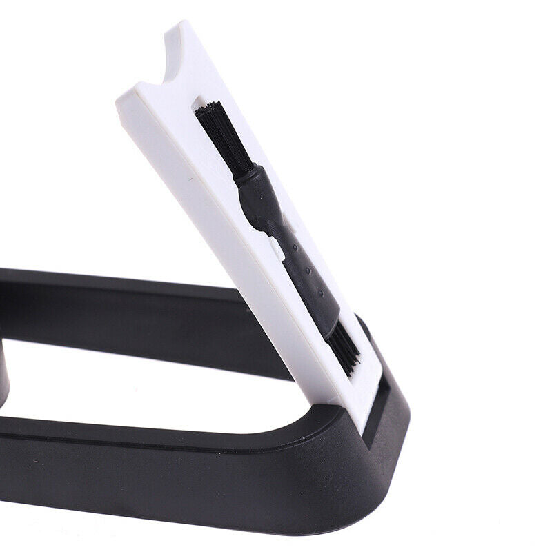 Shaver Holder Folding Anti-Slip Water Drainage Base Stand With Cleaning Brus Bj
