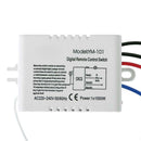 1 Channel Remote Control Switch ON/OFF 220V Digital Wireless for Light Lamp