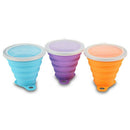 270Ml Silicone Folding Cup Outdoor Coffee Cup Retractable Travel Cup With LaB8F9