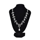 Bridal Wedding Jewelry Set Crystal Rhinestone Necklace & Earrings & Tiara S Vh
