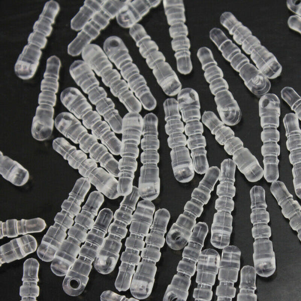 100 X Portable Clear Dustproof Plastic Anti Dust Plug Stopper For Cellphon QPR