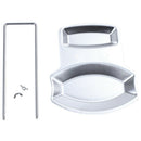 Stainless Steel Innovative Anti-mess 2 in 1 Spoon Rest and Pot Lid Holder f M6I4