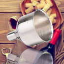 1pc Stainless Steel Funnel For Filling Hip Flasks Oil Bottles Kitchen Cooking