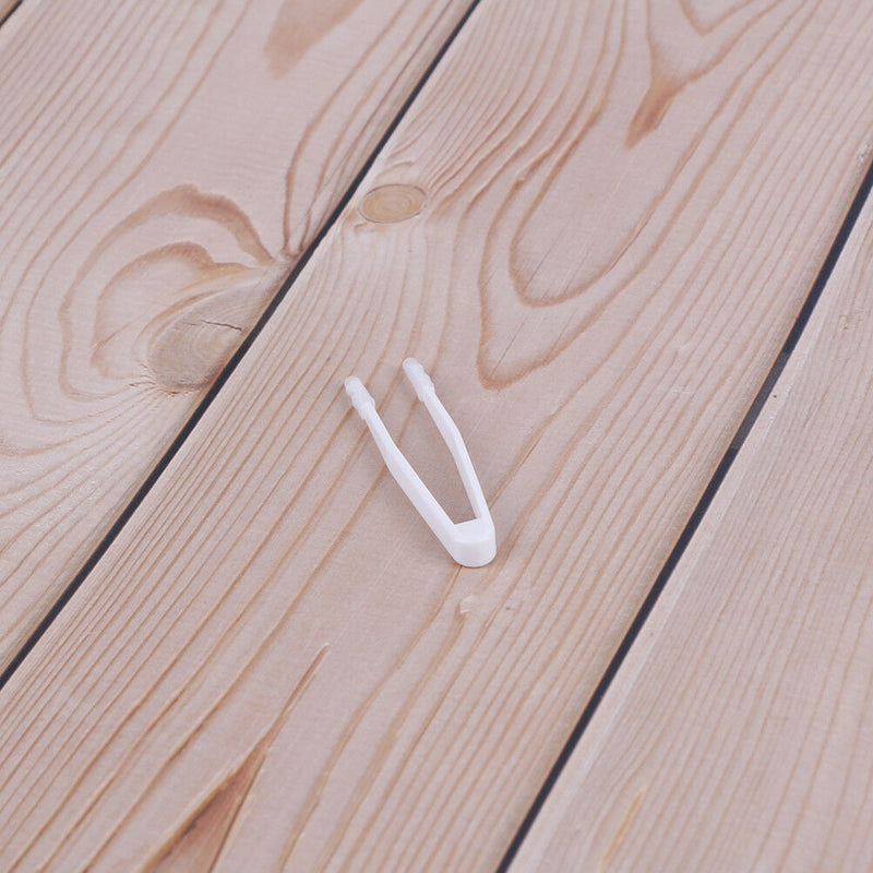 2XContact lens tweezers care travel clip clamp remover tool tips white kit A Gw