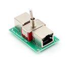 RJ45 Cable Control Switch Jack Coupler Reticle Crystal Head Adapter Connector TO