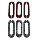 6 Pcs of Pack Single Coil Pickup Mounting Ring for ST Electric Guitar Parts