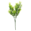 Artificial Cedar Pine Branches Plastic Shrubs Greenery Bushes Bundles Table