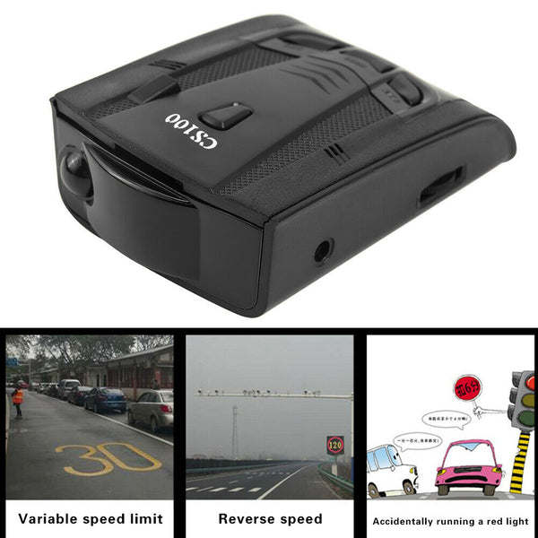 SC100 LED Display Car Radar Detector English Russian Vehicle Speed Tester