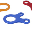 5Pcs Camping tent cord rope fastener guy line runner carabiner hook hanger BX