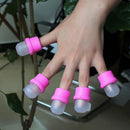 10 x Wearable DIY Nail Acrylic UV Gel Polish Remover Reusable Soak Soakers Cap