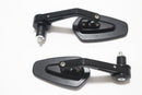 Motorcycle Scooter Aluminum 7/8" 22mm Side Rear View Mirrors with Bar end