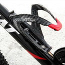Bicycle Water Bottle Holder Road Bike Fiber Glass Drink Kettle Cage (Red)