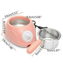 Pink Chocolate Melting Pot Electric Fondue Melter Machine Sets DIY Kitchen Kit