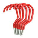 6Pcs Heavy Duty Screw-in Storage Wall Hooks For Bicycle Bike Garage Shed Ga K5Q6