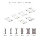 10Pcs Ring Size Adjuster Set Ring Adjuster Pad Reducer Resizing Jewelry Tools ME