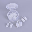 8 Pcs/Box Anti Snore Apnea Slicone Nose Clip Anti-snoring Breathe Aid Stop Sn BX