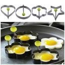 4pc Stainless Steel Fried Egg Pancake Mold Ring Mould Kitchen Cooking Gadget DIY