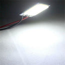 18-LED COB Car Interior Dome Plate Lights White Bulb BA9S T10 Festoon 12V LJ