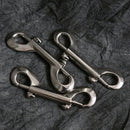4x  Heavy Duty Double End Snap Trigger Clips Key Holder Carabiner for Keyring