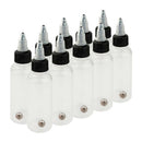 Recyclable Spare Tattoo Airbrush Ink Pigment Dispensing Boston Bottles 60ml