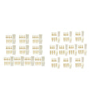 20x 6.3mm 3 Way+4 Way Pin Car Male Female Locking Connectors Plug Socket Auto