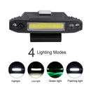 Camping Cap Light Built-In Battery Infrared Induction Led Usb Rechargeable