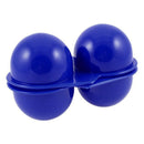 Camping Kitchen Plastic Folding Egg Tray Box Case Holder Blue