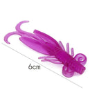 12pcs/set 6cm/2g Soft Shrimp Simulation Fishing Lures Baits for Bass Trout