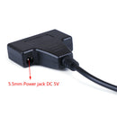 Sata To Usb 2.0 Dual 22Pin Adapter Cables External Power For 2.5''' Ssd OZ