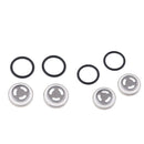4-Set 18mm Motorbike Brake Sight Len Mirror Gasket Master Cylinder Reservoir