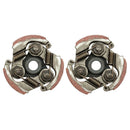 2x Engine Clutch For 2 Stroke 47cc 49cc Mini Pocket Bikes ATV Dirt PIT Bike Quad