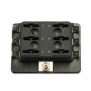 6 Way Circuit ATO ATC Blade Fuse Box Holder For Car Van Boat Marine Truck Z1P3
