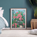 DIY Diamond Painting Flower Special Shape Crystal Drawing Home Decor (V034)