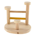 Small Pet Wooden Cage Raised Platform Shelf Stand Perches for Puppy Pet Hamster