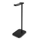 Metal Gaming Headphones Holder Support Headset Desk Display Stand (Black)