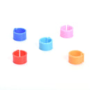 100x bird rings 8mm leg bands clip pigeon dove chicks duck bantam poultry OZ