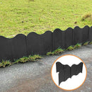 20X Interlocked Landscape Edge Garden Side Lawn Edge Pp Fence Lawn Decorati
